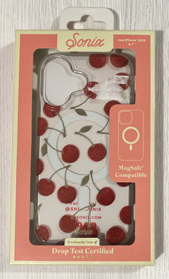 Sonix Apple iPhone 16 Phone Case with MagSafe - Clear/Cherry On Top