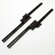 14" Side Mount 80-lb Load Capacity 3/4 Extension Kitchen Cabinet Drawer Slides