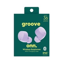 NEW Groove Onn. Wireless Earphones IPX5 Bluetooth Earbuds  Charging Case