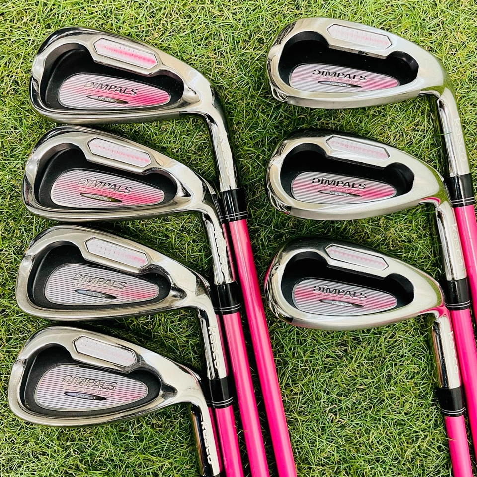 Ladies KASCO DIMPALS Iron Set 5.6.7.8.9.Pw.Sw 7Pic L Flex RH Golf Clubs Japan - Image 3 of 4