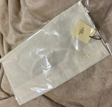 Hermes Baby Bib Plain White Linen Kids Clothes Feeding Burp Cloths Accessories