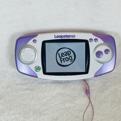 LeapFrog Leapster GS Lila Spielekonsole mit 1 Spiel getestet & funktionsfähig - Bild 1 von 4