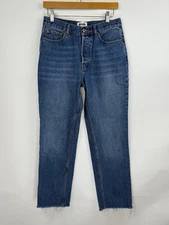 Rouje Paris Germain Jeans Button Fly Size 30x30 Medium Wash Blue Denim