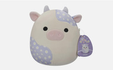 SQUISHMALLOWS  7.5" LIESEL THE FLORAL COW ULTRA SOFT EASTER PLUSH TOY