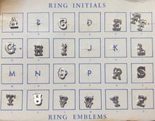 Stemma lettere iniziali sigillo sterling