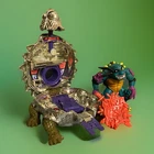 VTG RARE TMNT Ninja Turtles Micro Silver Tokka Technodrome Playset Crash Fig Lot