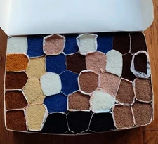 Vintage Shillcraft Heirloom Latch Hook Kit YARN ONLY Pk Of 35 No Canvas/Pattern