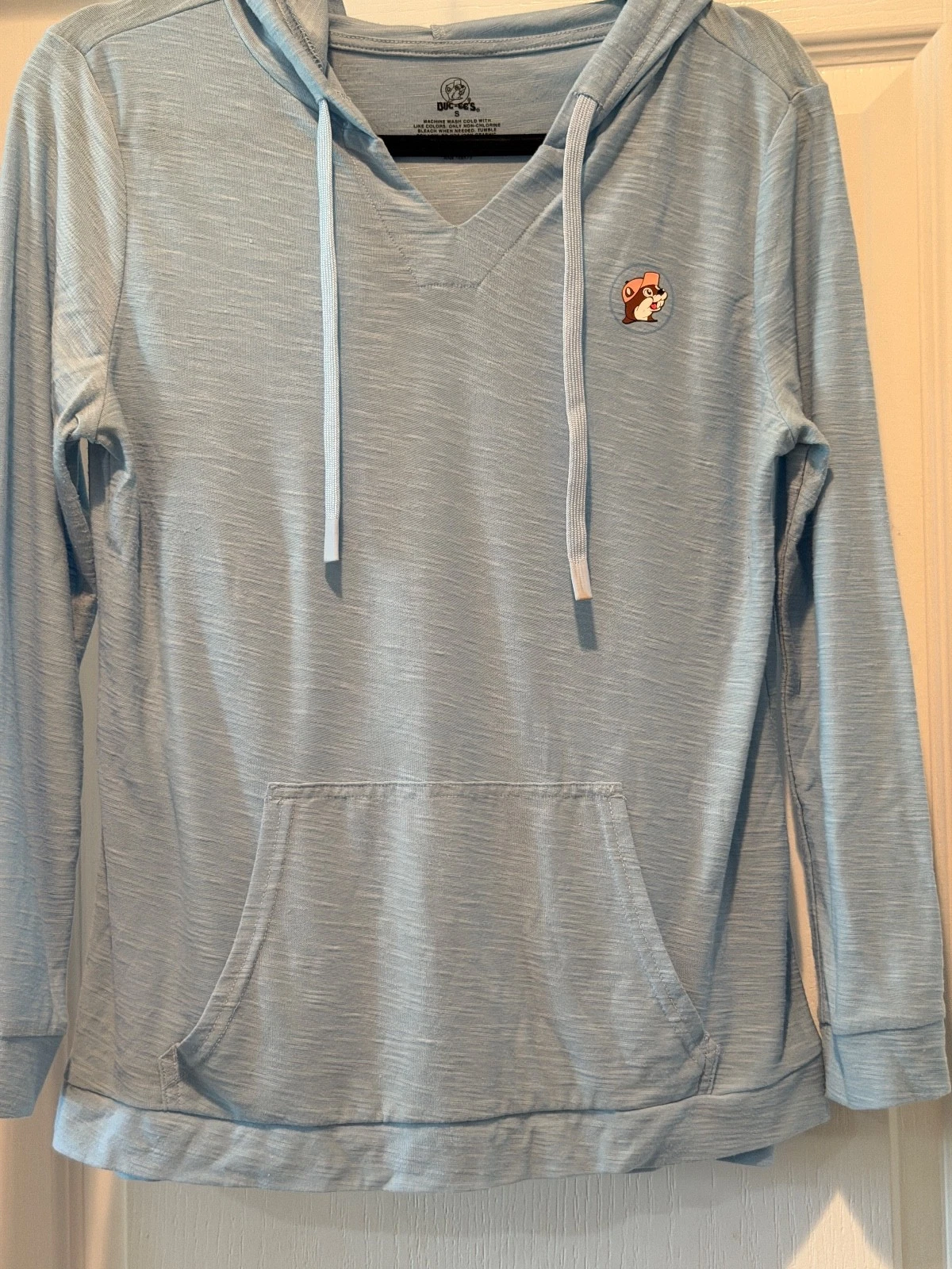 BUC-EE'S Performance Lightweight Hoodie Womens Light Blue Small
Opens in a new window or tab