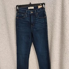 Madewell 10  High Rise Skinny Distressed Jean...