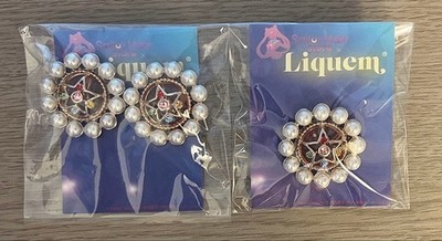 Sailor Moon Liquem Earrings Pins Crystal Star