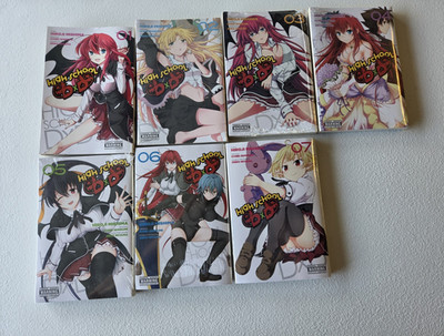 Yen Press High School DxD Manga Comic Book Lot/Set Vol. 1-7 English