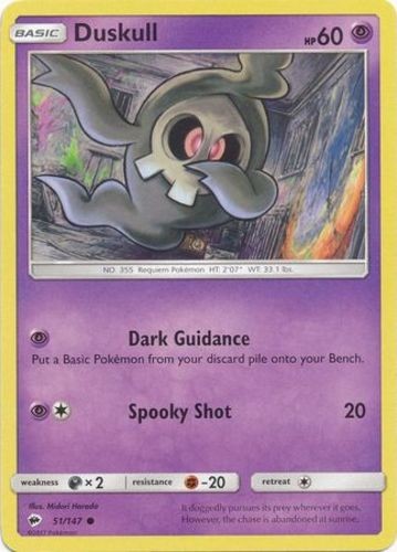 Duskull - 51/147 - Common - Lightly Played
