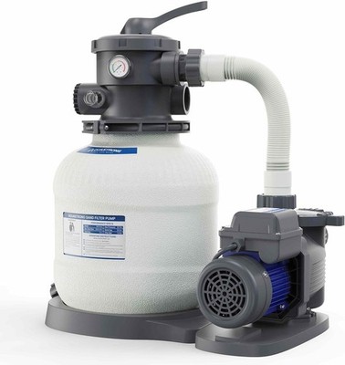 AQUASTRONG Sand Filter Pump for Above Ground Pool with Timer, 3/4 HP Pool Pump