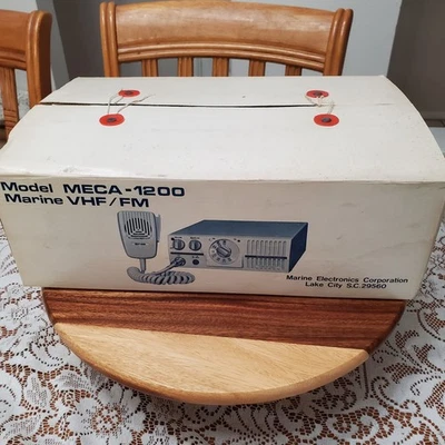 NEU 1980 Vintage UKW FM Meca 1200 Marine Radio nie benutzt Neu im Karton OVP / sehr schön - Bild 1 von 4