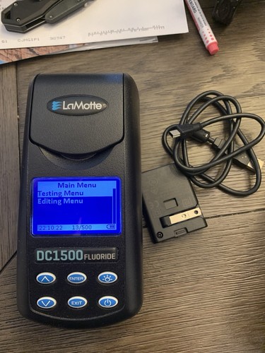 LaMotte fluoride DC1500 colorimeter kit
