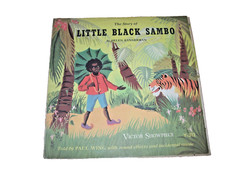 Little Black Sambo - 1949 RCA Victor Book Y-312 ~ RECORD JACKET ONLY