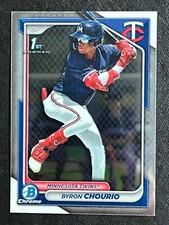 2024 Bowman Chrome Byron Chourio 1st #BCP-129 Minnesota Twins (1D)