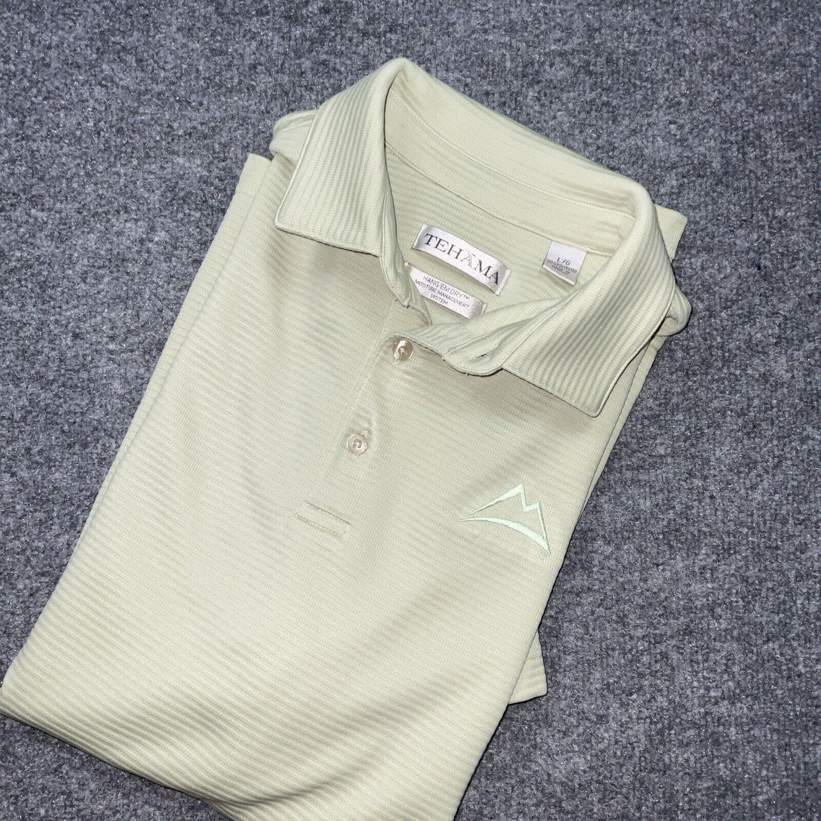 Tehama Polo Shirt Adult  Large Green Golf Casual … - image 10