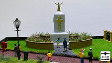 Park or Town Cenotaph with Statue Kit OO-Gauge