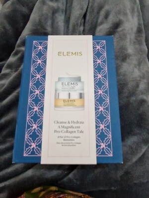 ELEMIS CLEANSE & HYDRATE EINE HERRLICHE PRO-COLLAGEN-GESCHICHTE GESCHENKBOX BRANDNEU