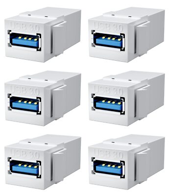 	Usb 3.0 A Keystone Adapter Female To Female Usb 3.0 A Keystone Jack Inse	