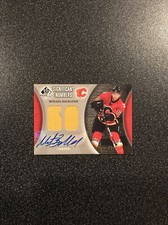MIKAEL BACKLUND 2009-10 SP Significant Numbers AUTO GU RELIC SN#/60 FLAMES
