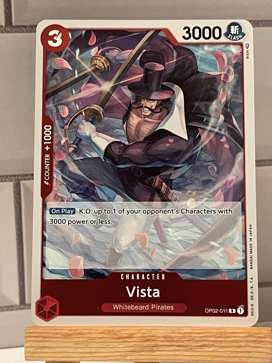 One Piece Card Game Vista OP02-011 Rare NM Paramount War