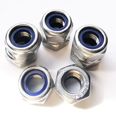 Sicherungsmuttern Stopmuttern Edelstahl V2A DIN 985 M5 M6 M8 M10 M12 