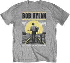 Bob Dylan Slow Train T-Shirt Grey All size S to 345XL CL14