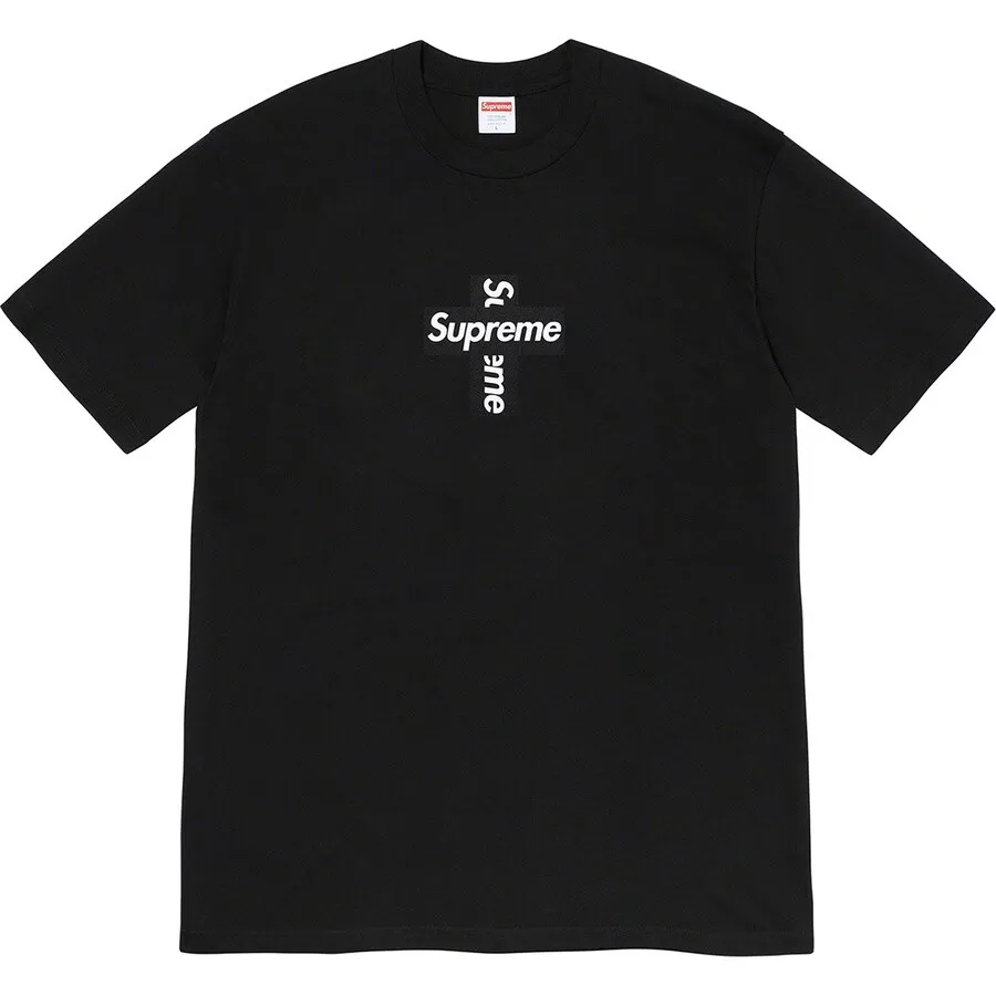 即納 S Supreme Cross Box Logo Tee 20fw