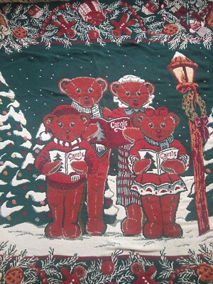 希少 USA Christmas Carol キャロル ウーブンブランケット 希少 USA Christmas Carol キャロル ウーブンブランケット Christmas