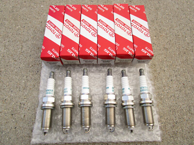 #ad FITS: 13 22 TOYOTA 4RUNNER 4.0L V6 SPARK PLUG QTY 6 OEM BRAND NEW $114.43