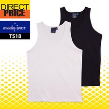 Shiny TS18 TRAINER'S COTTON SINGLET Men's,TS18