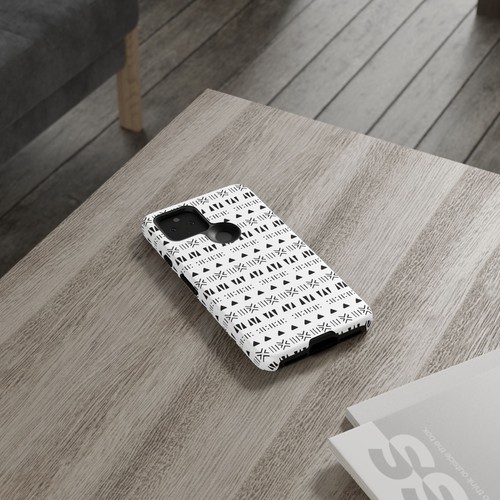 Black and White Southwestern Aztec Pattern Google Pixel Tough Cases - 第 63/131 張圖片