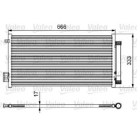 Valeo Kondensator Klimaanlage Mit Trockner FüR Fiat 500L 199_ Tipo Kombi 356_
