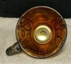  Imperial Glass  1909c. "Fashion " Punch Cup in Smoke with Marigold Overlay — photo 6