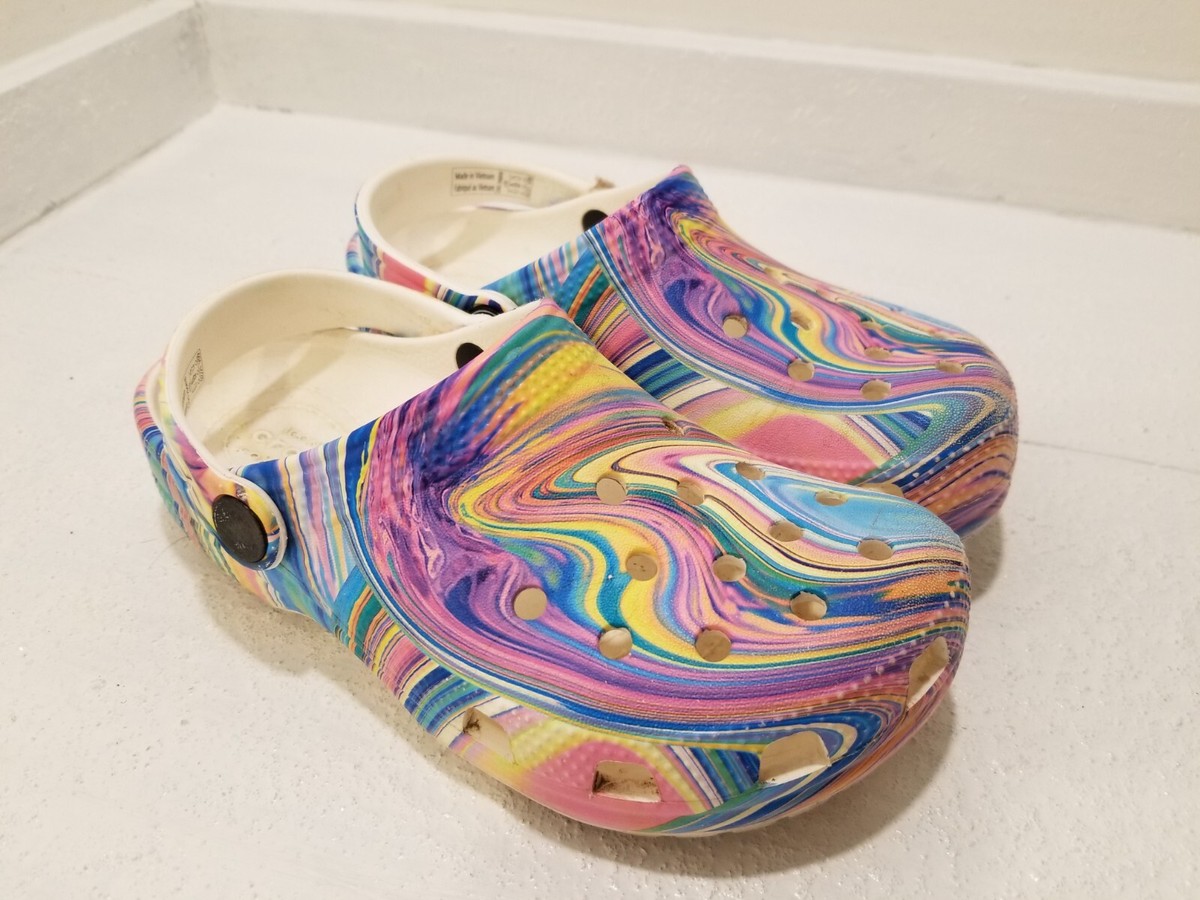 Multicolor Crocs Crocs Marble Pastel Crocs Classic Out Of This