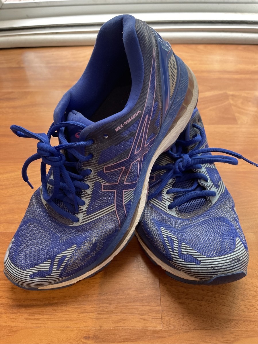 ASICS Gel-Nimbus 19 Running Shoe Womens Size 9, Royal Blue  display picture 2
