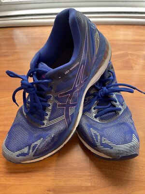 ASICS Gel-Nimbus 19 Running Shoe Womens Size 9, Royal Blue T750N