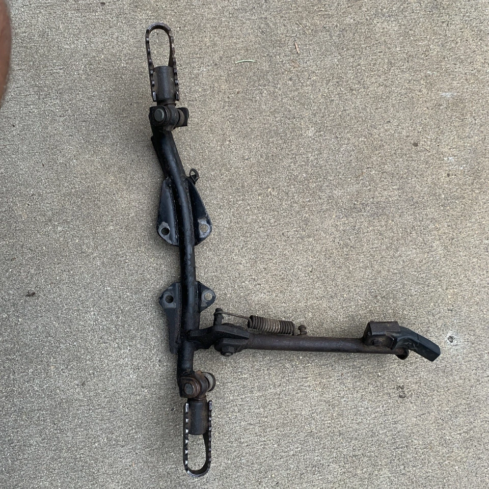 Honda XL 1977 75 reposapiés y soporte Foto 2 de 4