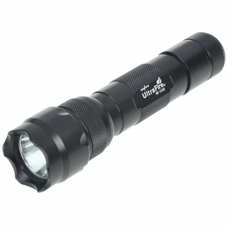 CACHEEQUIP Bianco Led Ultrafire WF-502B tattico torcia elettrica XM-LT6