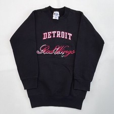 Vintage 90  s NHL Detroit Red Wings Crewneck Sweatshirt Kids Youth 10 / 12