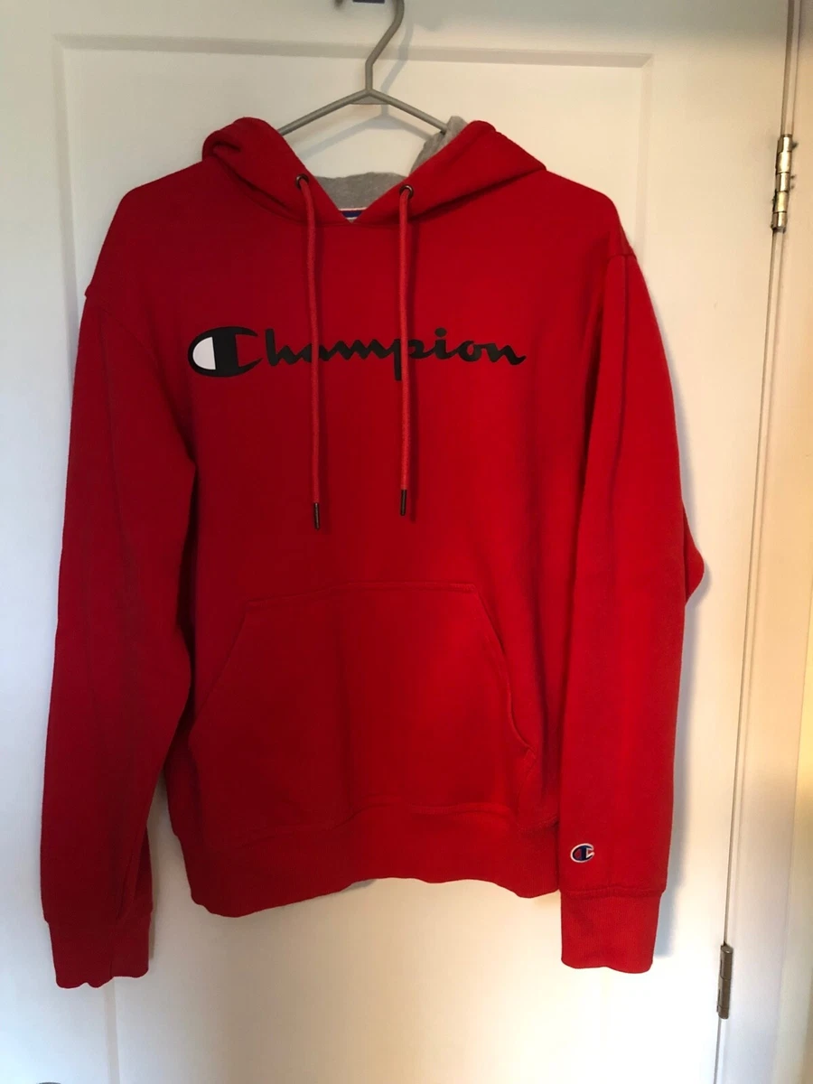 Hoodie top champion red
