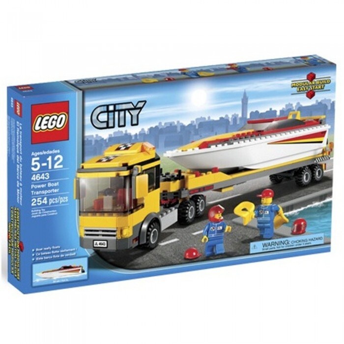 Lego City Power Boat Transporter 4643 673419142991|
