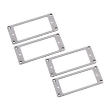 4pcs Flat Metal Mini Humbucker Pickup Mounting Ring 92x37.5mm