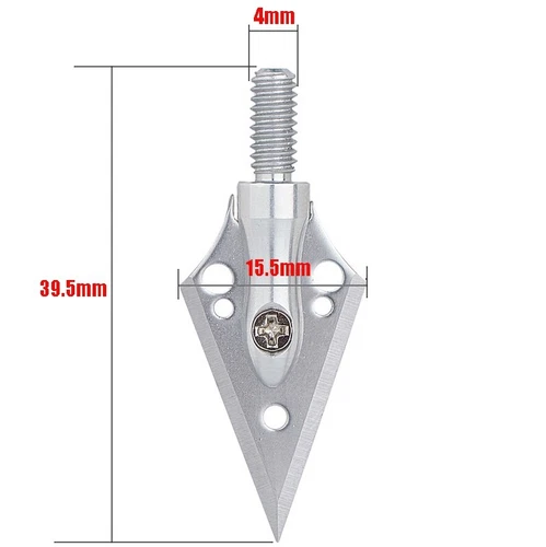6/12 piezas 6.5" pernos de caza puntas de acero flechas de aluminio tiro con arco mini pistola Xbow - Imagen 3 de 6