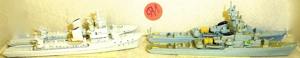 4 x Korvetten HECHT Klasse Schiffsmodell 1:1250 SHP591 å *