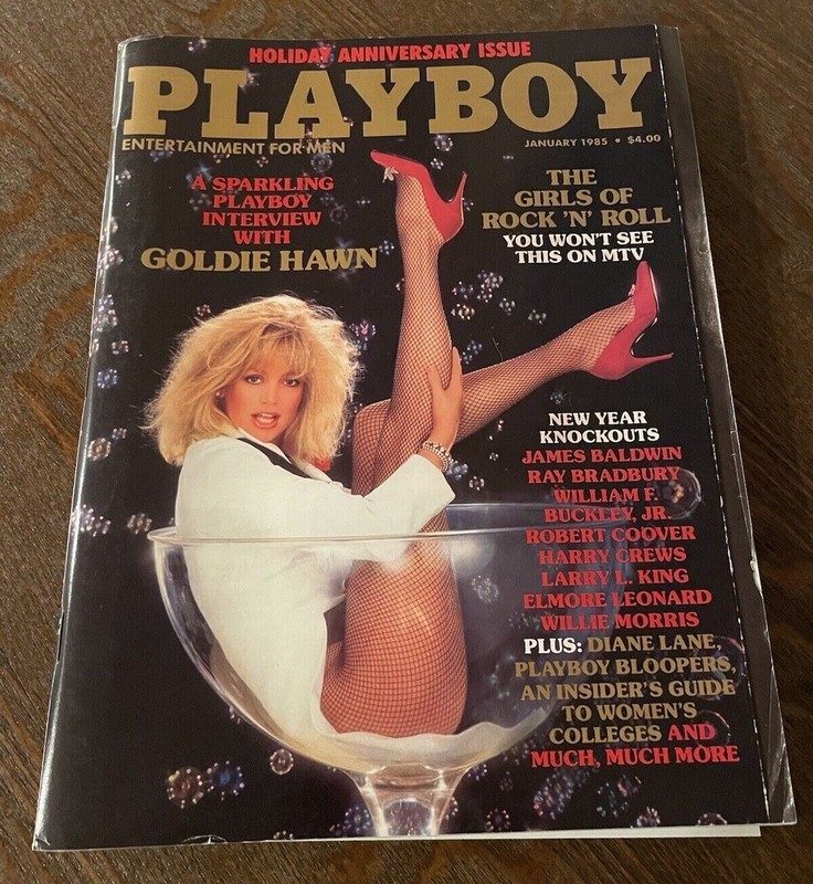 Playboy Magazine, January, 1985 / Goldie Hawn Interview
