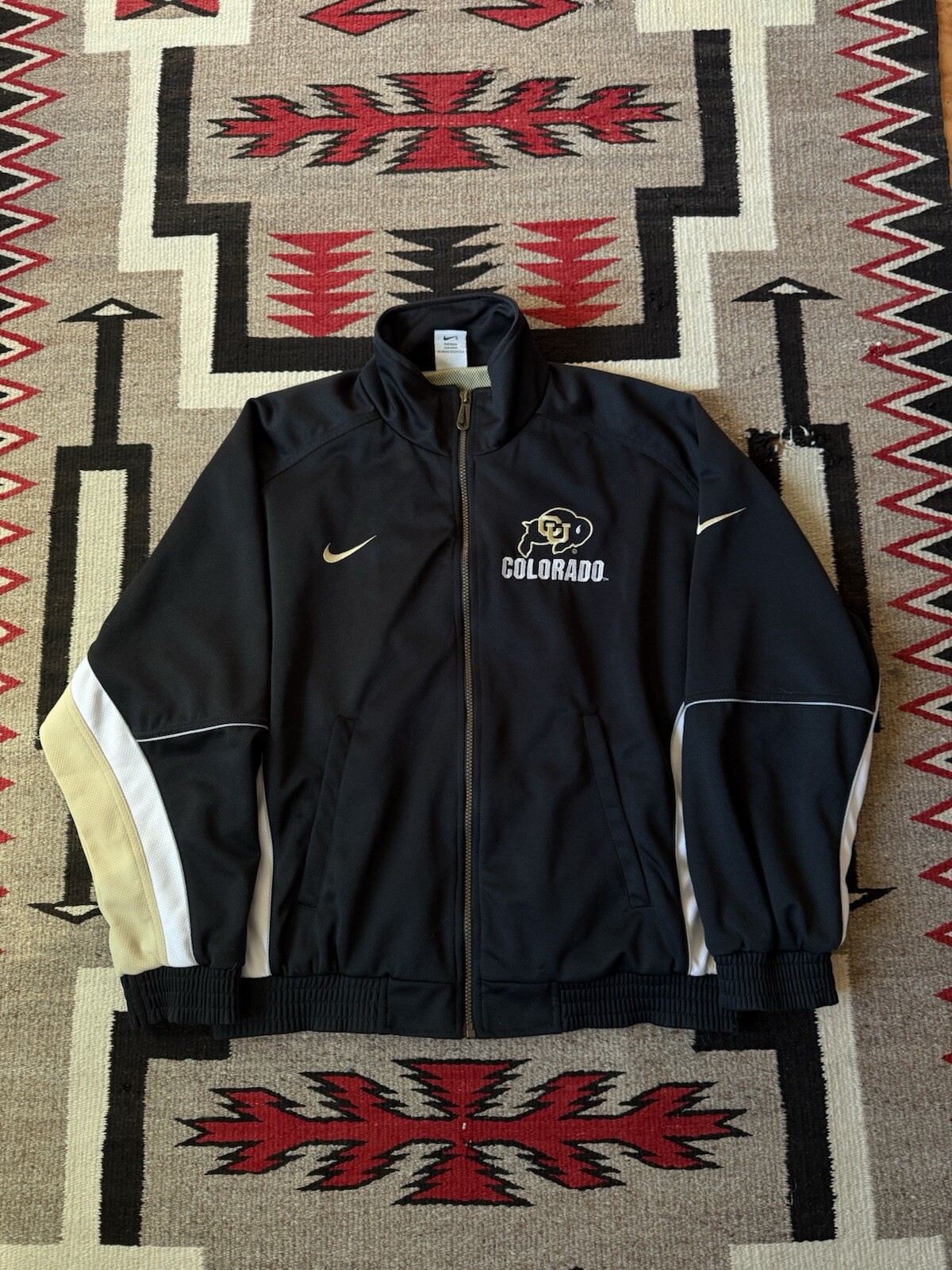Vintage 90s Nike Colorado Buffaloes track jacket with embroidered logo Size M
