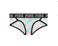 Victoria's Secret PINK Logo Hipster Panty Electric Light